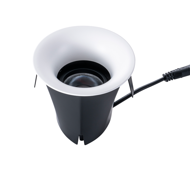 Recessed Trumpet Anti-Glare LED Spotlight with Integrated Heat Sink